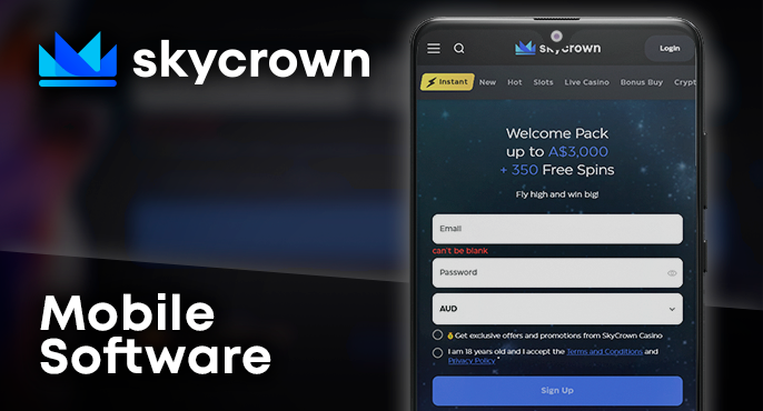 sky crown casino app